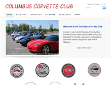 Tablet Screenshot of columbuscorvetteclub.com